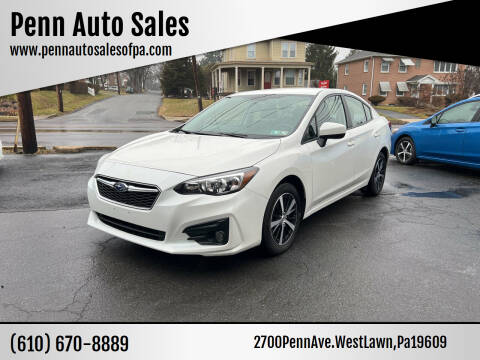 2019 Subaru Impreza for sale at Penn Auto Sales in West Lawn PA