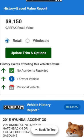 2015 Hyundai Accent GS