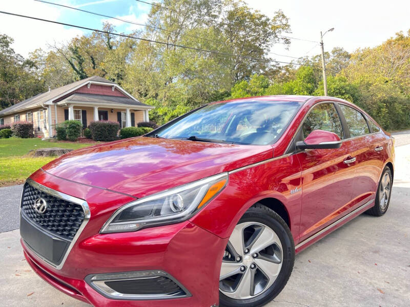 2016 Hyundai Sonata Hybrid for sale at Cobb Luxury Cars in Marietta GA