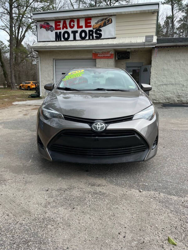Used 2017 Toyota Corolla LE with VIN 2T1BURHE0HC928765 for sale in Chesterfield, VA