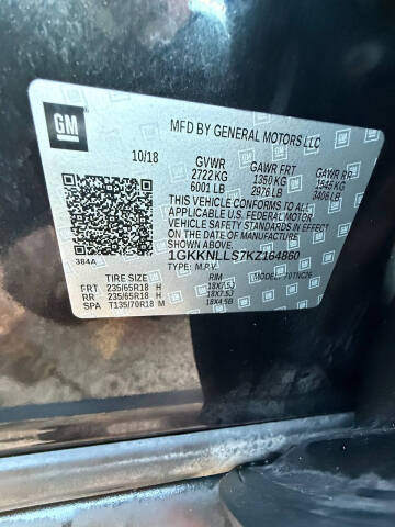 2019 GMC Acadia SLE-2