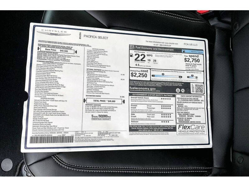 2026 Chrysler Pacifica Select
