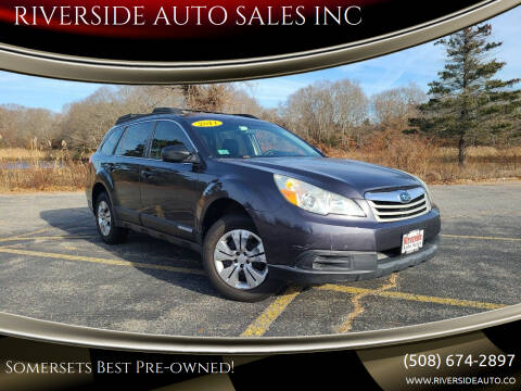 2011 Subaru Outback for sale at RIVERSIDE AUTO SALES INC in Somerset MA