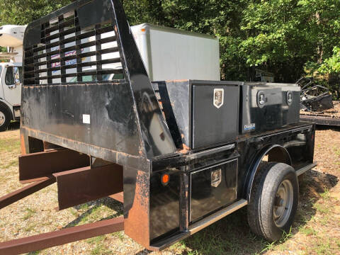 Skirted Flatbed Single Axle Trailer
