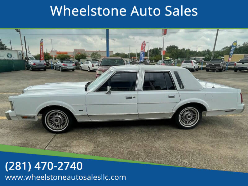 1989 Lincoln Town Car For Sale In Houston, TX - Carsforsale.com®
