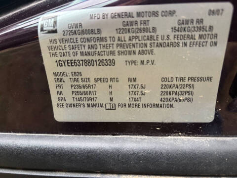 2008 Cadillac SRX V6