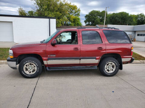 2001 Chevrolet Tahoe for sale at GOOD NEWS AUTO SALES in Fargo ND