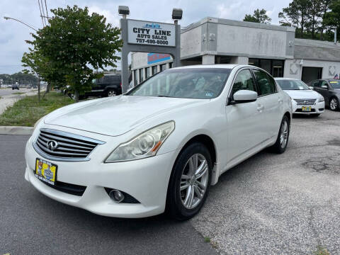 2011 Infiniti G37 Sedan for sale at City Line Auto Sales in Norfolk VA