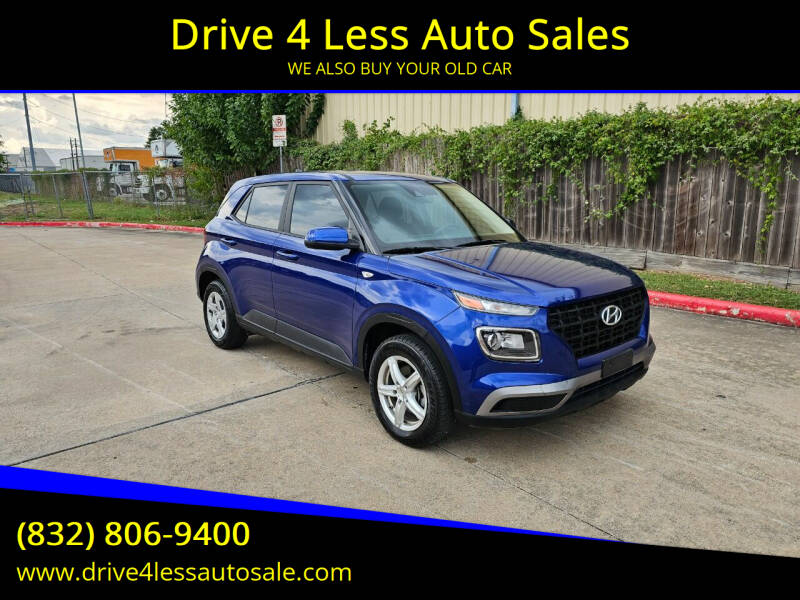 2020 Hyundai Venue for sale at Drive 4 Less Auto Sales in Houston TX