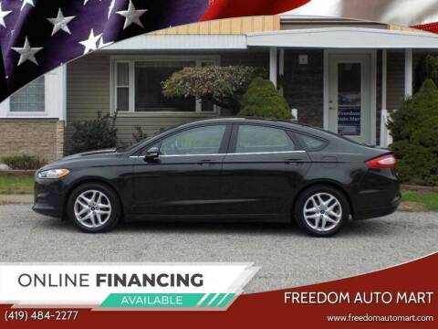 2013 Ford Fusion for sale at Freedom Auto Mart in Bellevue OH