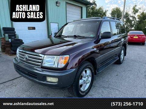 2003 Toyota Land Cruiser for sale at ASHLAND AUTO SALES in Columbia MO