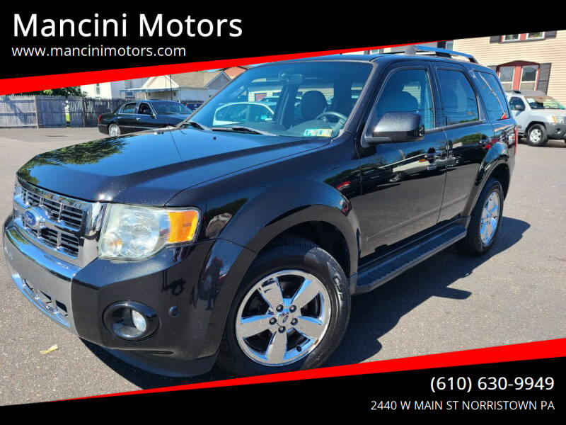 2011 Ford Escape for sale at Mancini Motors in Norristown PA
