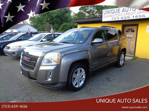 2012 GMC Terrain for sale at Unique Auto Sales in Marshall VA