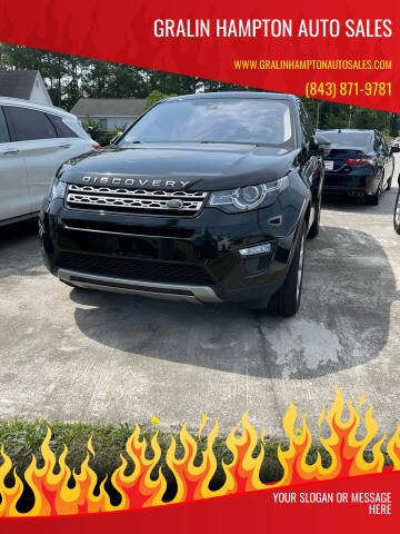 2018 Land Rover Discovery Sport for sale at Gralin Hampton Auto Sales in Summerville SC