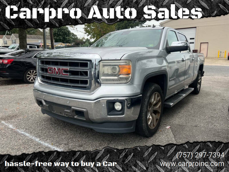 2014 GMC Sierra 1500 for sale at Carpro Auto Sales in Chesapeake VA