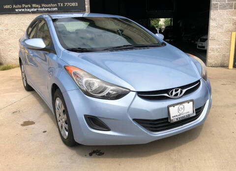 2012 Hyundai Elantra for sale at KAYALAR MOTORS SUPPORT CENTER in Houston TX