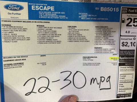 2014 Ford Escape Titanium