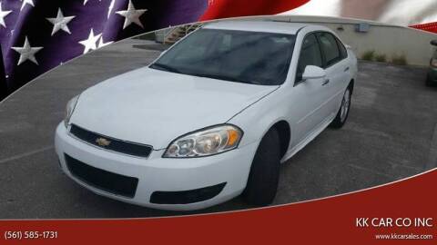 2013 Chevrolet Impala for sale at KK Car Co Inc in Lake Worth FL