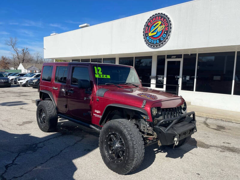 2012 Jeep Wrangler Unlimited for sale at 2nd Generation Motor Company in Tulsa OK