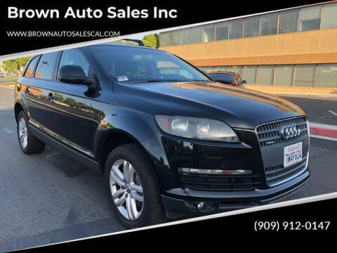 2009 Audi Q7 for sale at Brown Auto Sales Inc in Upland CA