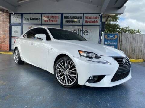 2015 Lexus IS 250 for sale at ELITE AUTO WORLD in Fort Lauderdale FL