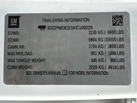 2019 Chevrolet Silverado 1500