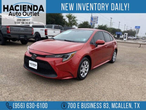 2020 Toyota Corolla for sale at Hacienda Auto Outlet in Mcallen TX