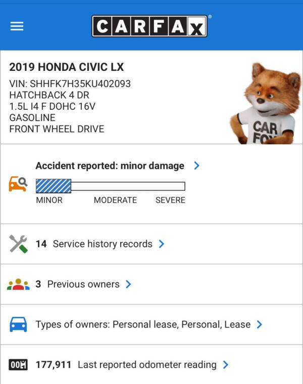 2019 Honda Civic LX