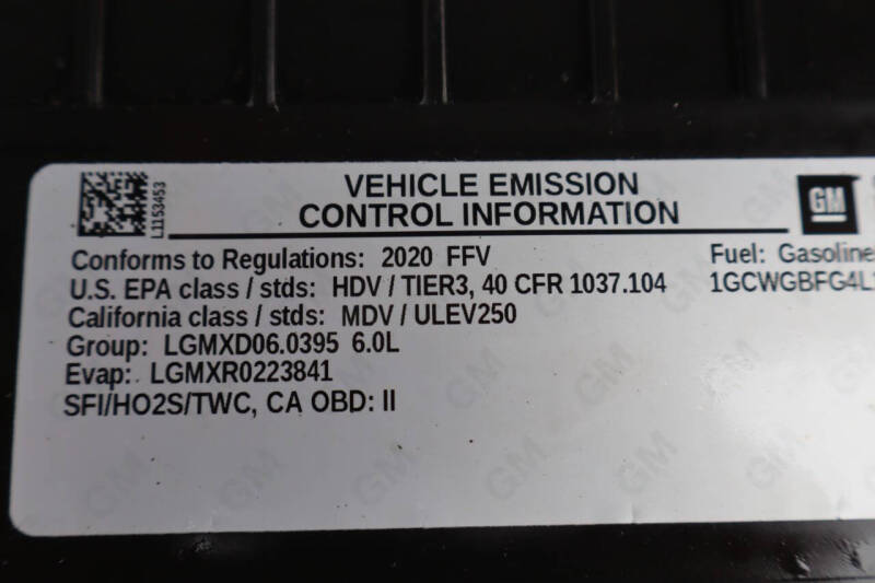 2020 Chevrolet Express 2500