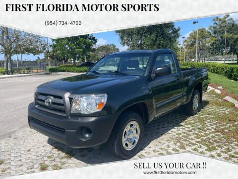 2009 Toyota Tacoma for sale at FIRST FLORIDA MOTOR SPORTS in Pompano Beach FL