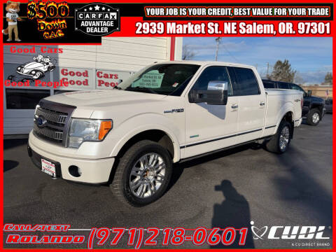 2012 Ford F-150 for sale at Good Cars Good People in Salem OR