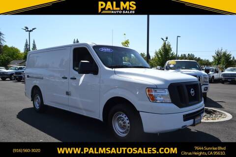 2016 Nissan NV Cargo for sale at Palms Auto Sales in Citrus Heights CA