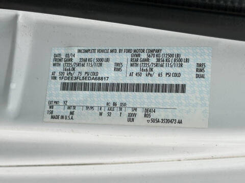 2014 Ford E-Series E-350 SD