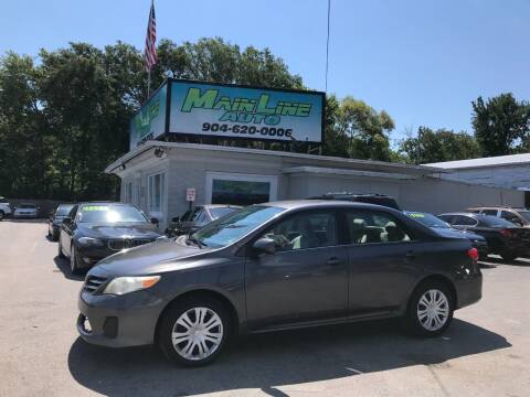 2013 Toyota Corolla for sale at Mainline Auto in Jacksonville FL