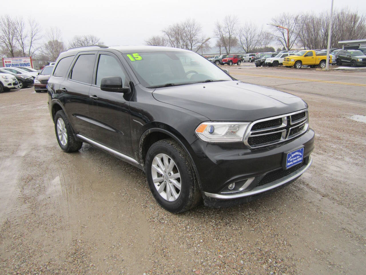 Black 2015 Dodge Durango SXT AWD SXT 4dr SUV 2