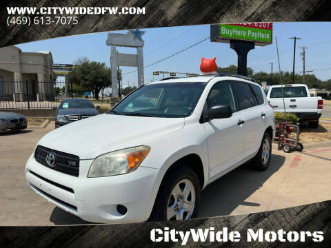 2008 Toyota RAV4 for sale at CityWide Motors in Garland TX