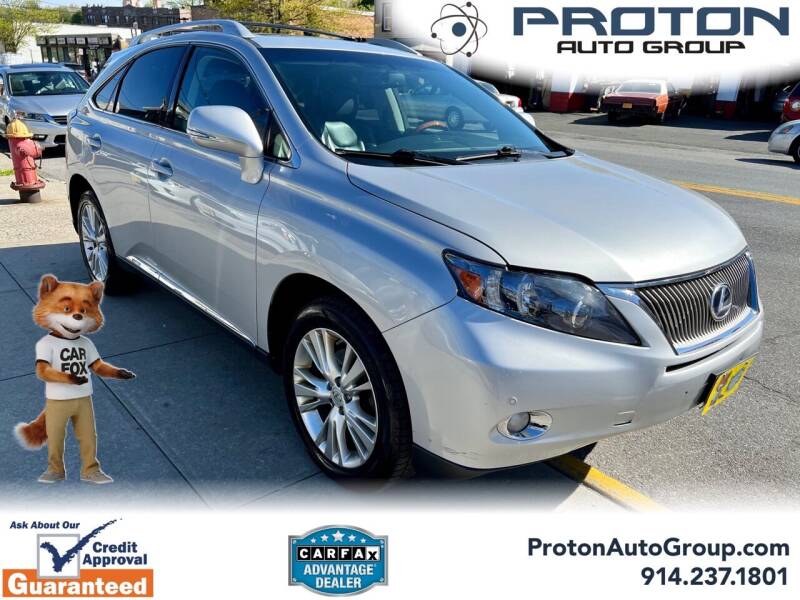2012 Lexus RX 450h for sale at Proton Auto Group in Yonkers NY