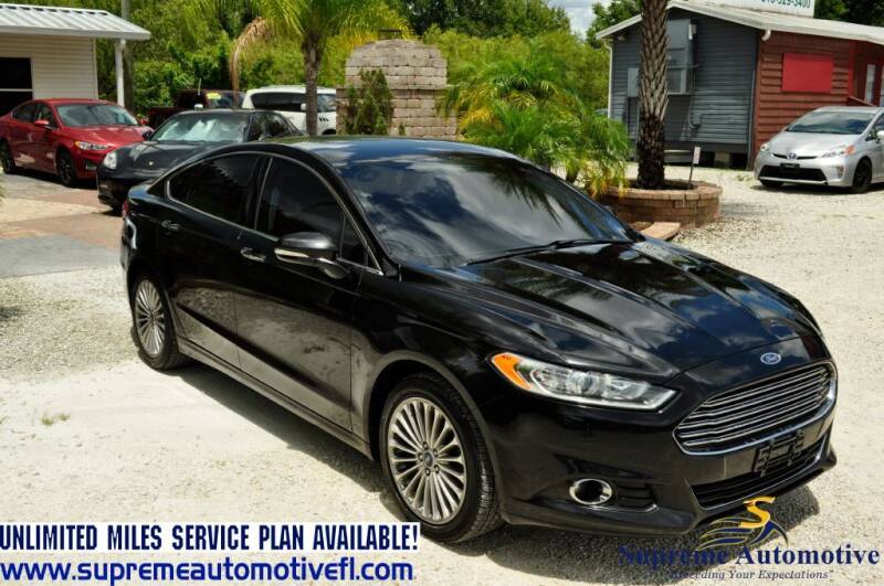 2016 Ford Fusion for sale at Supreme Automotive in Land O Lakes FL