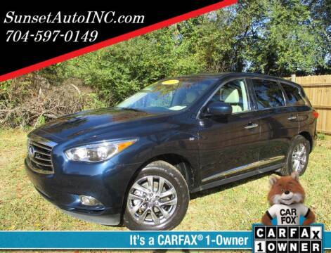 2015 Infiniti QX60 for sale at Sunset Auto in Charlotte NC