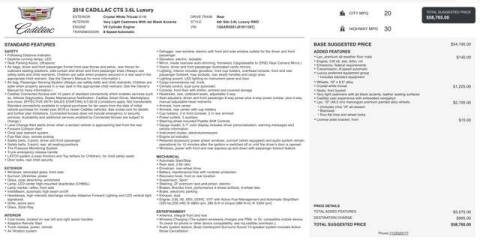 2018 Cadillac CTS 3.6L Luxury