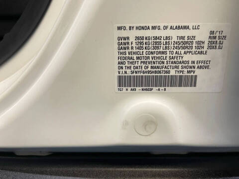 2017 Honda Pilot Touring