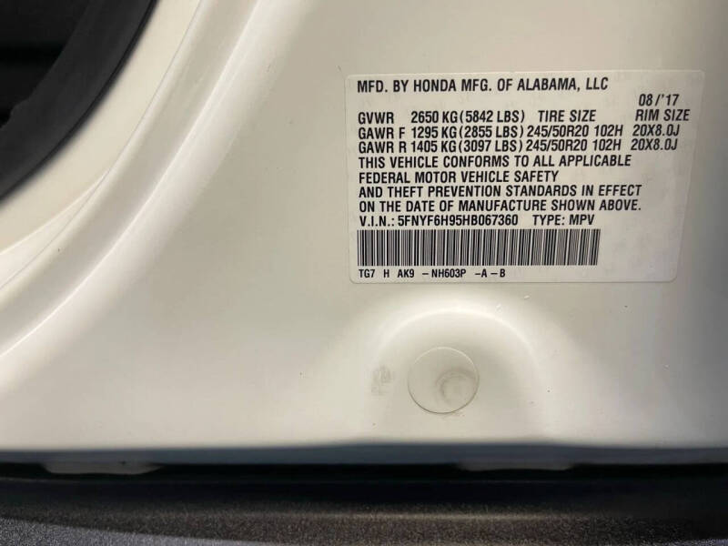 2017 Honda Pilot Touring