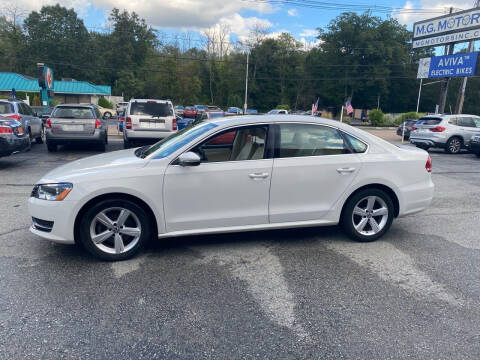 2012 Volkswagen Passat for sale at M G Motors in Johnston RI