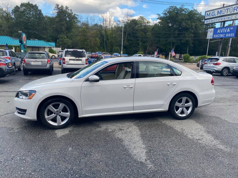 2012 Volkswagen Passat for sale at M G Motors in Johnston RI