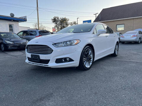 2015 Ford Fusion for sale at New England Motor Cars in Springfield MA