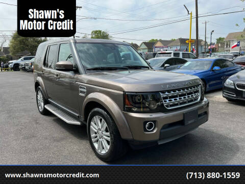 2016 Land Rover LR4 for sale at Shawn's Motor Credit in Houston TX
