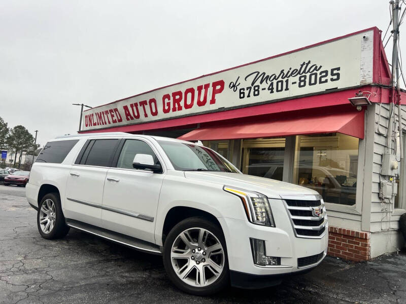 2016 Cadillac Escalade ESV for sale at Unlimited Auto Group of Marietta in Marietta GA
