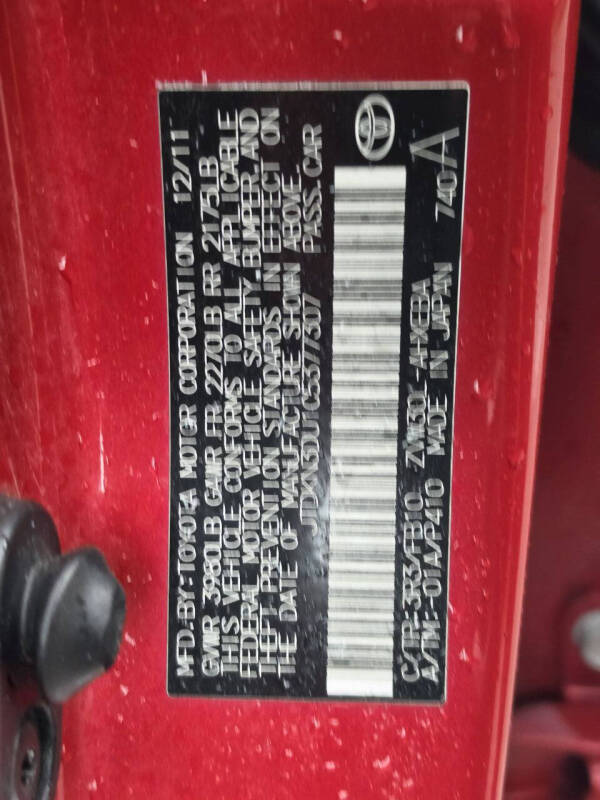 2012 Toyota Prius Two