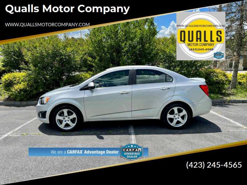 2015 Chevrolet Sonic for sale at Qualls Motor Company in Kingsport TN