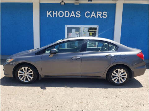 2012 Honda Civic for sale at Khodas Cars in Gilroy CA